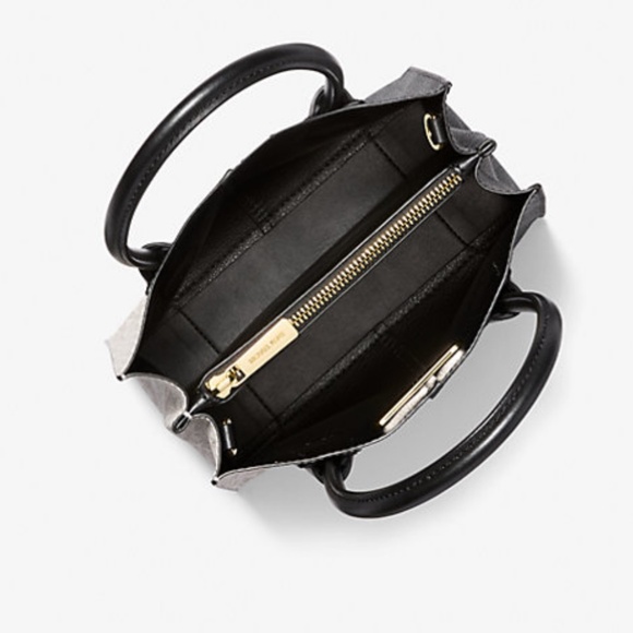 Michael Kors Mercer Medium Two-Tone Logo Crossbody Bag ❤️NEW❤️ - Picture 2 of 3
